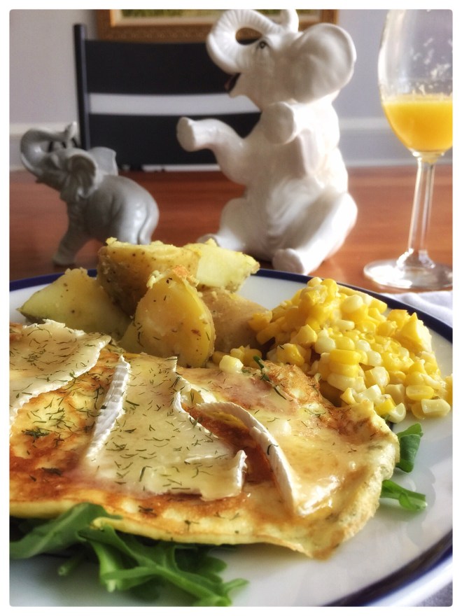 Good breakfast with elephants.